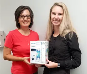 Elizabeth Our August 2018 Sonicare Birthday Winner