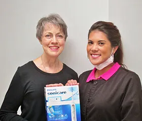 Our May 2016 birthday winner claimed her prize!